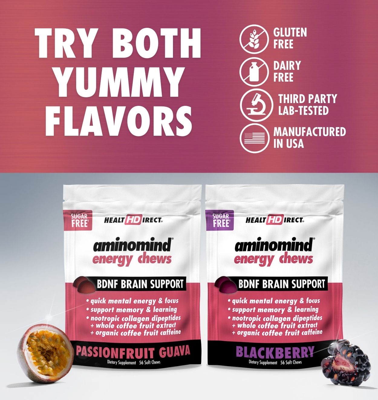 Try Both Yummy Flavors